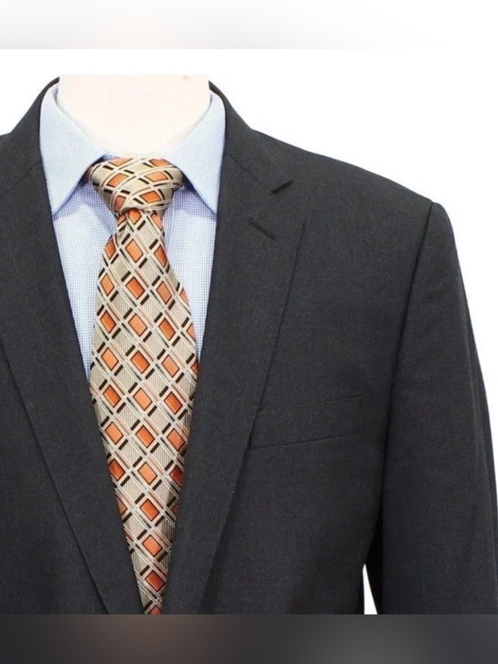 J.Crew Men's 38R Ludlow Jacket Blazer Loro Piana Wool Dark Grey Super 120s